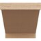 Ekena Millwork 6in. W x 6in. H x 36in. L Burlington Woodgrain TimberThane Rafter Tail, Primed Tan RFTUR06X06X36BURRCPR - alternate 3